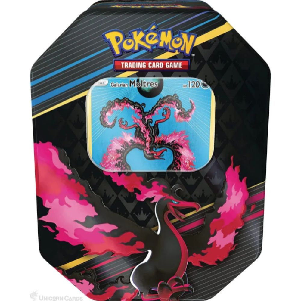 Pokemon TCG: Crown Zenith Tin – Galarian Moltres