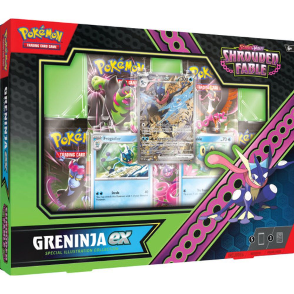 Pokemon TCG: Scarlet and Violet 6.5 Shrouded Fable Greninja ex Special Illustration Collection