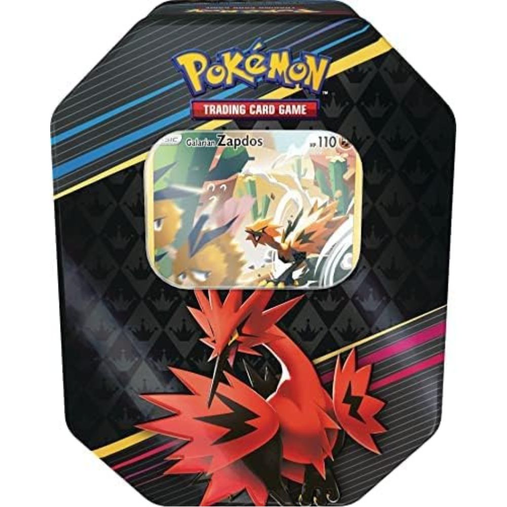 Pokemon TCG: Crown Zenith Tin – Galarian Zapdos