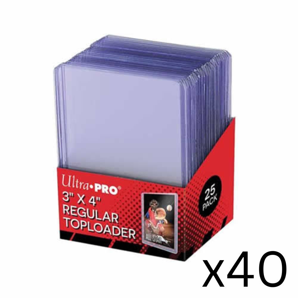 Ultra Pro 3" x 4" Regular Toploader Clear 25 Pack