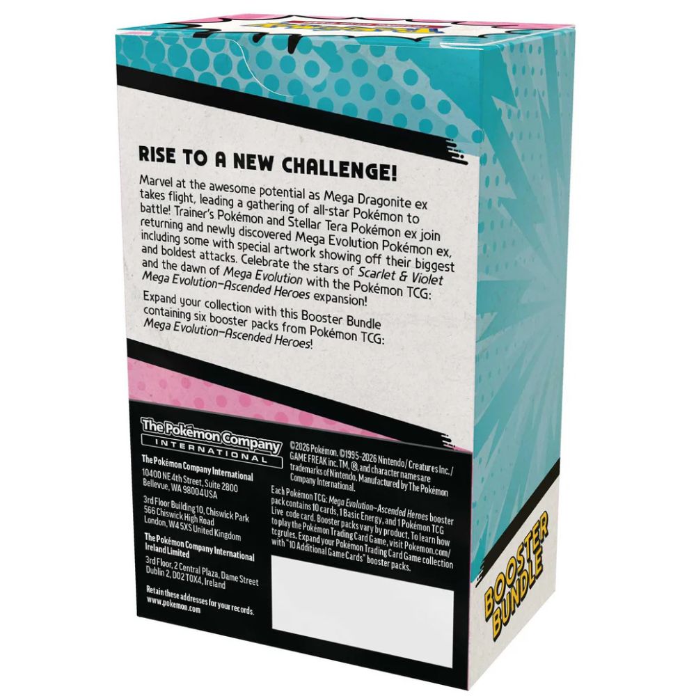 Pokemon TCG: Mega Evolution Ascended Heroes Booster Bundle