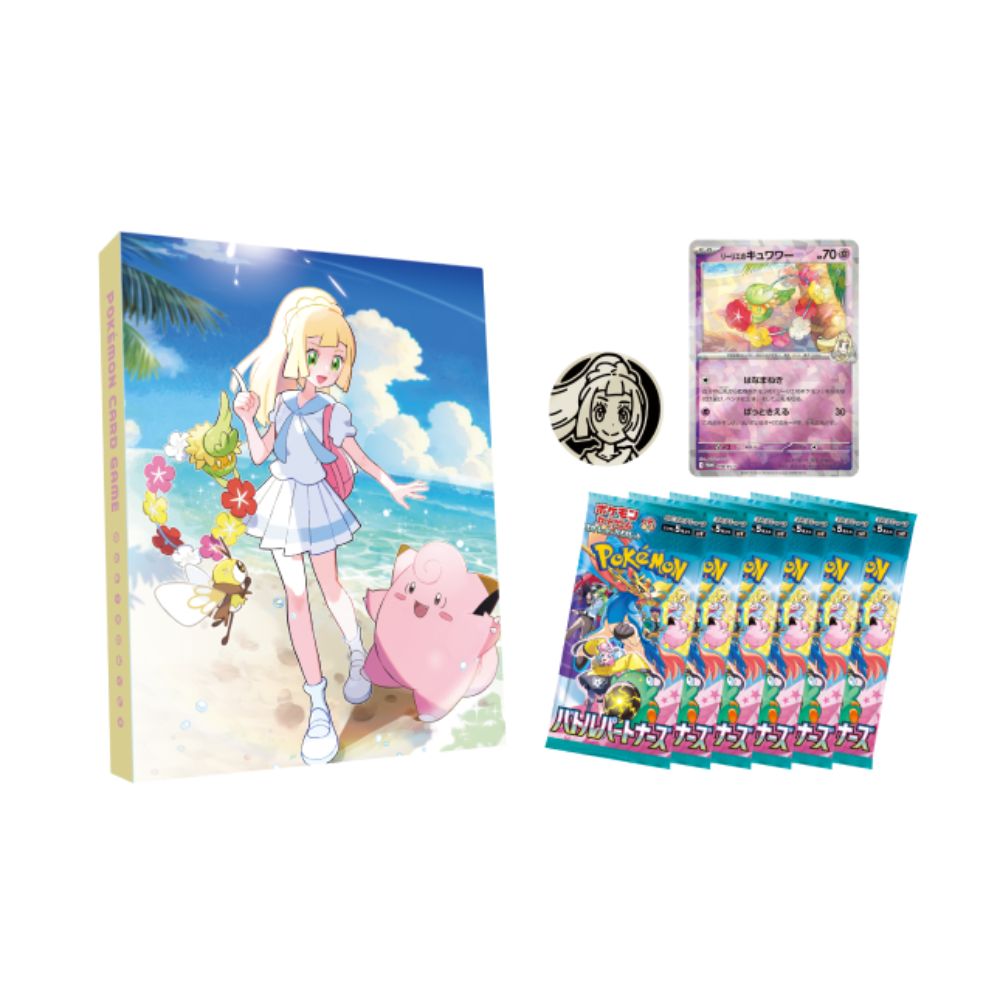 Pokemon Trading Card Game Scarlet & Violet Collection File Set Lillie Battle Partners