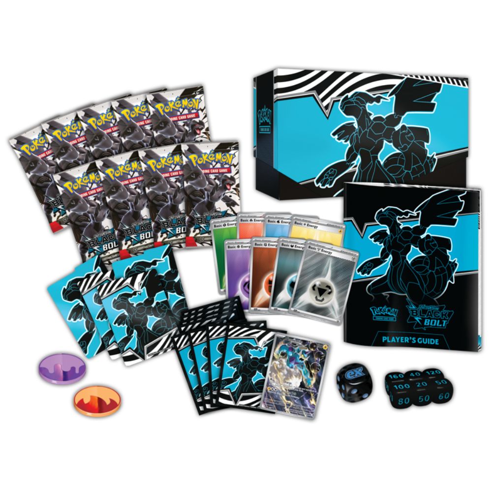 Pokemon TCG: Scarlet and Violet Black Bolt Elite Trainer Box Contents