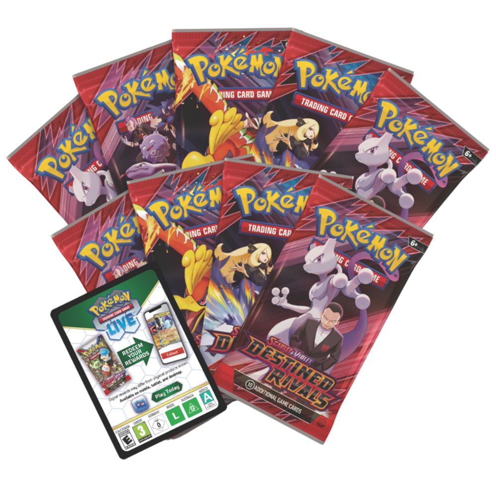Pokemon TCG: Scarlet and Violet 10 Destined Rivals Elite Trainer Box Booster Packs