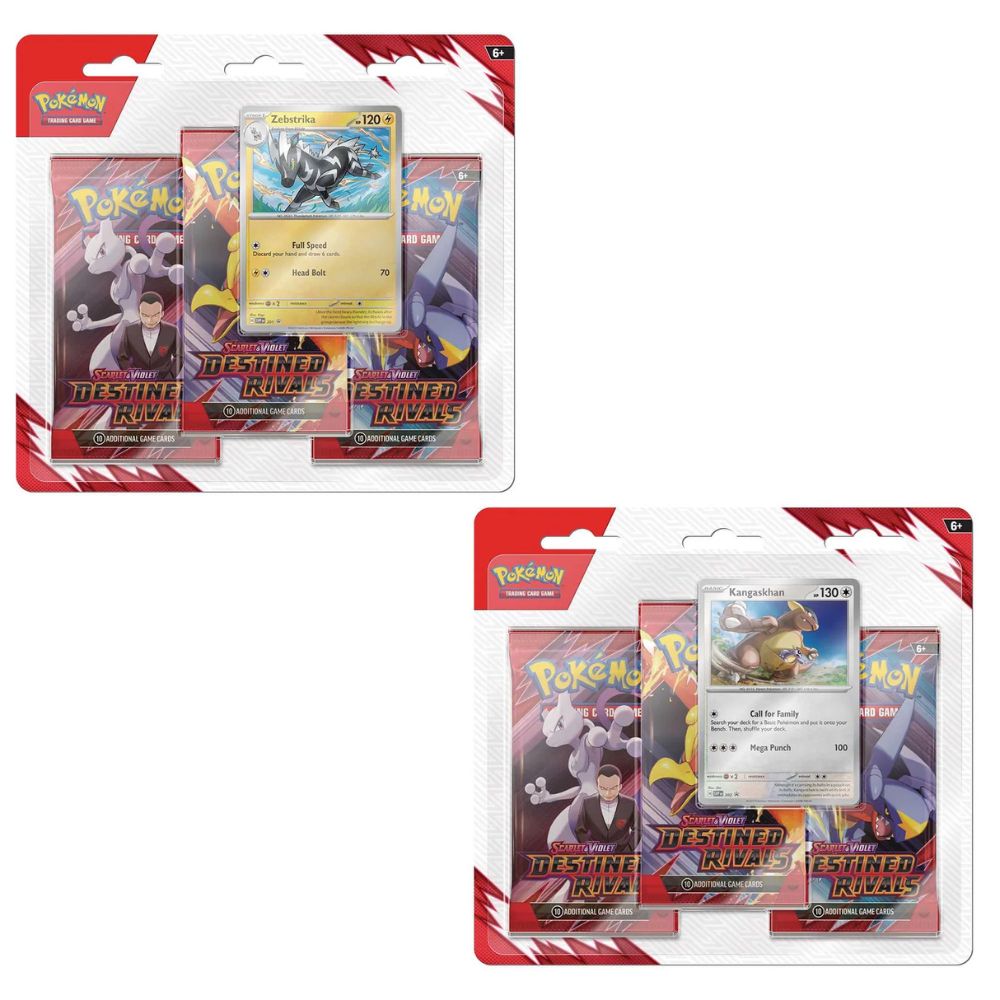Scarlet and Violet 10 Destined Rivals 3 Pack Blisters