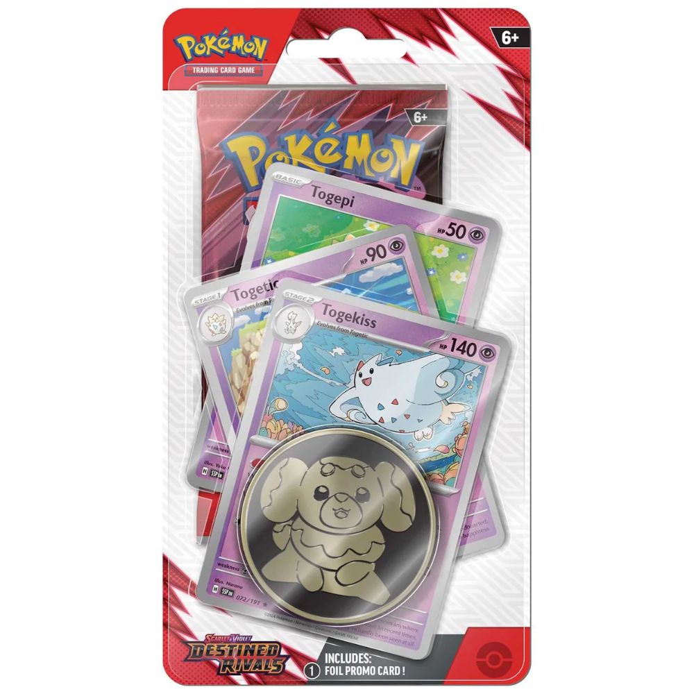 Scarlet and Violet 10 Destined Rivals Premium Checklane Togekiss Promo Card