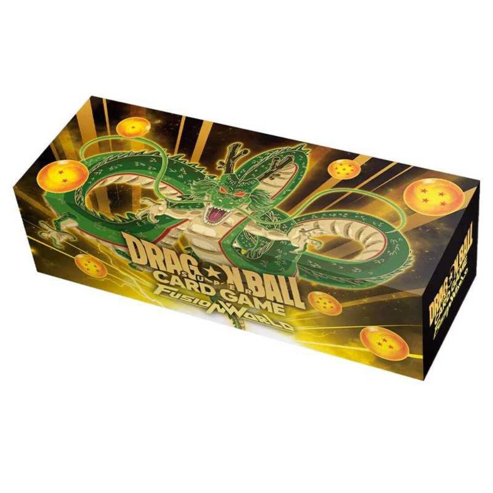 Dragon Ball Card Game box with green dragon design on a white background
