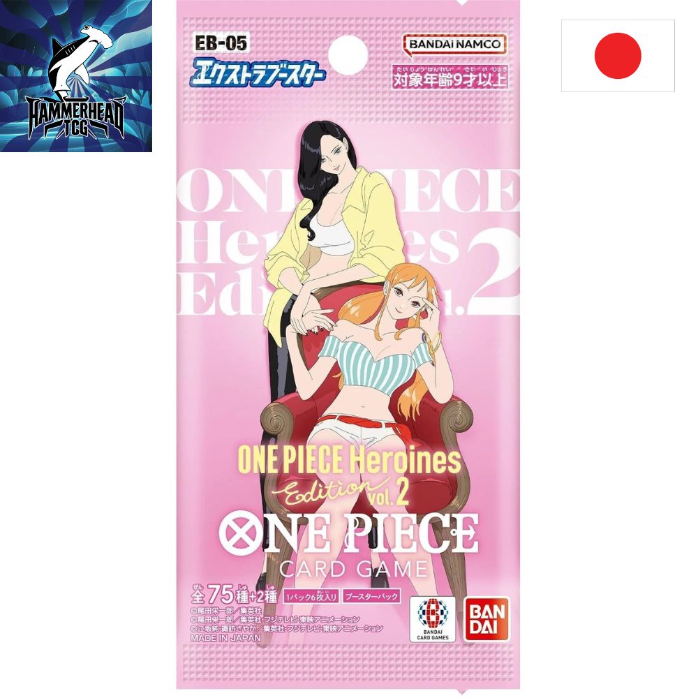 Japanese One Piece: Heroines Edition vol 2 (EB05) Booster Pack