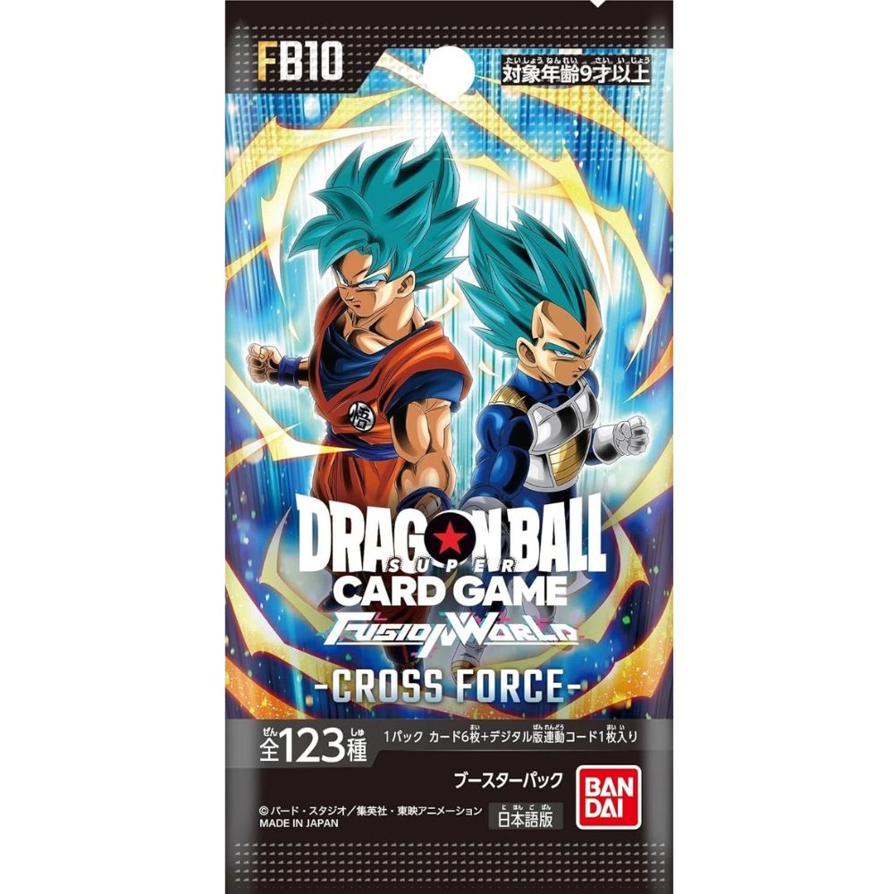 Japanese Dragon Ball Fusion World FB10 - Cross Force Booster Pack