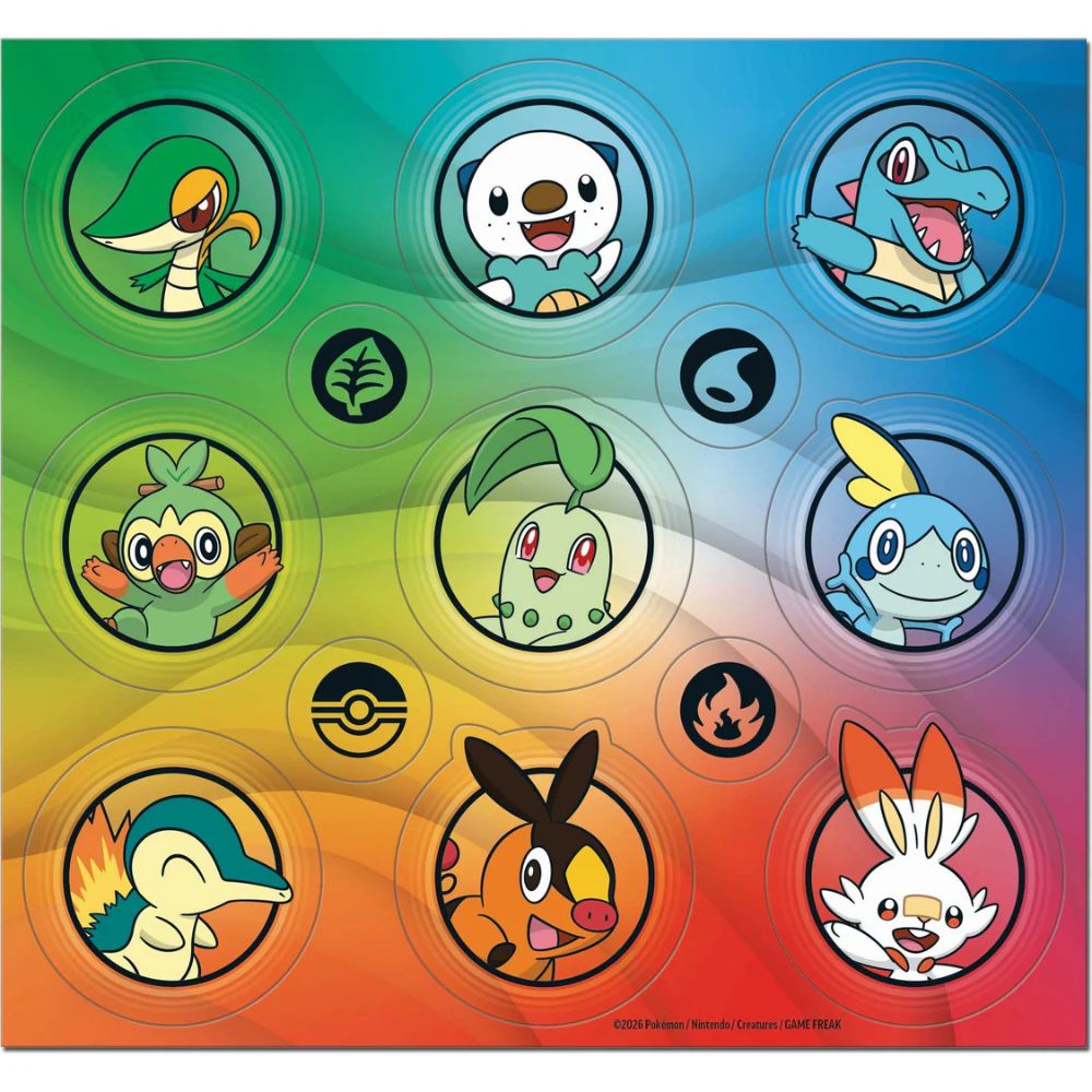 Pokemon TCG: First Partner Illustration Collection - Series 2 Stickers