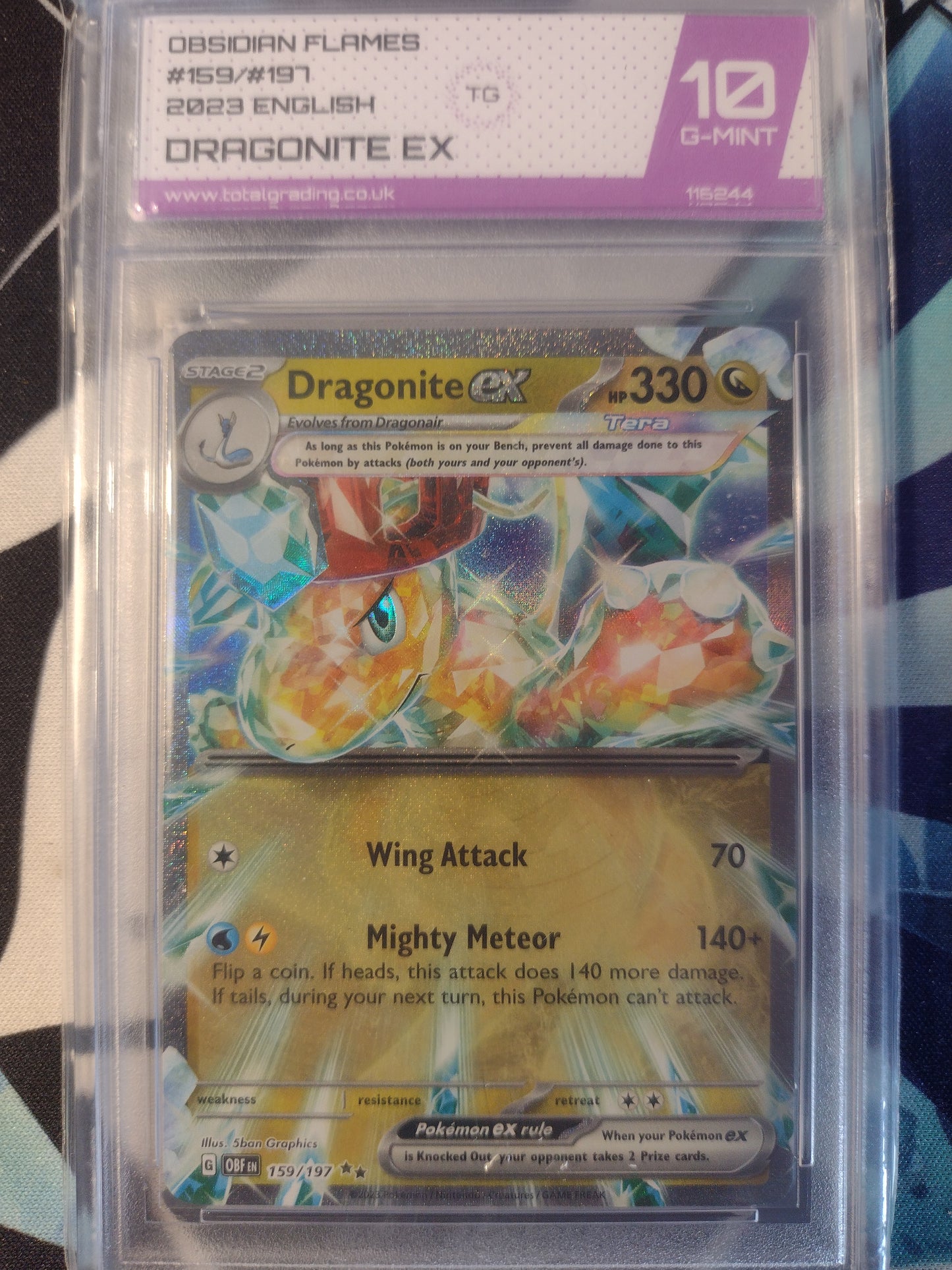 Dragonite Ex 159/197 Obsidian Flames TG 10