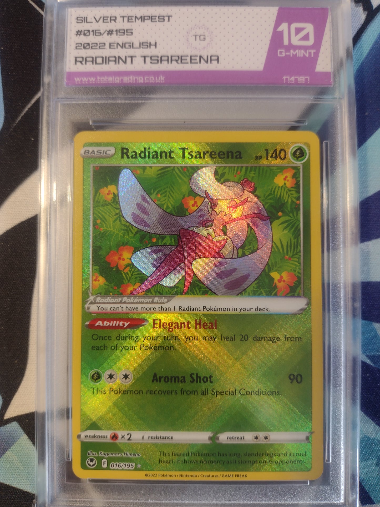 Radiant Tsareena 016/195 Silver Tempest TG 10