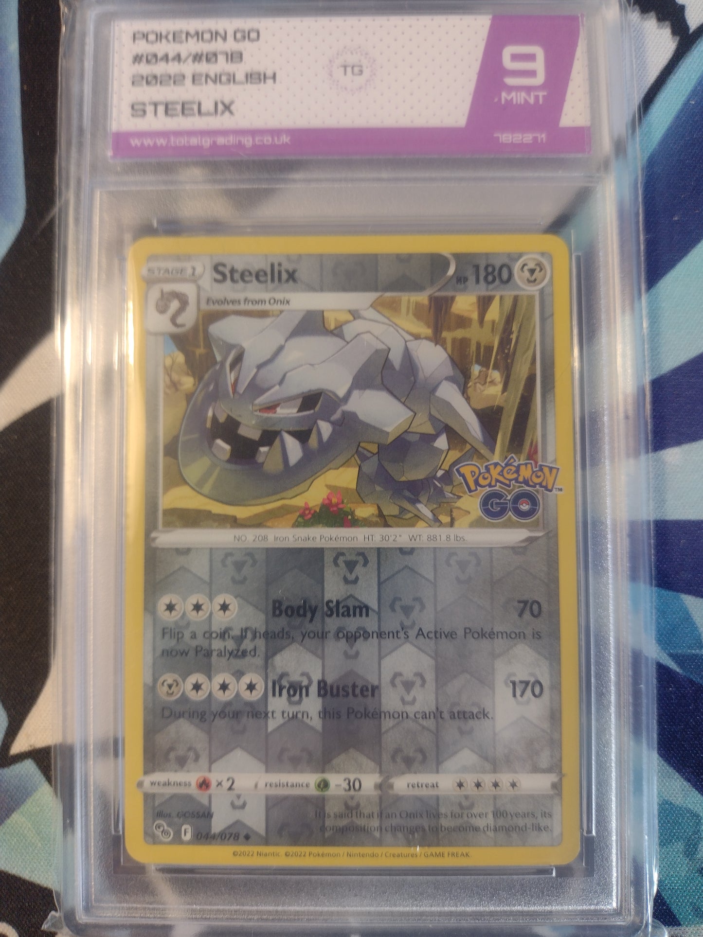 Steelix 044/078 Pokemon GO TG 9