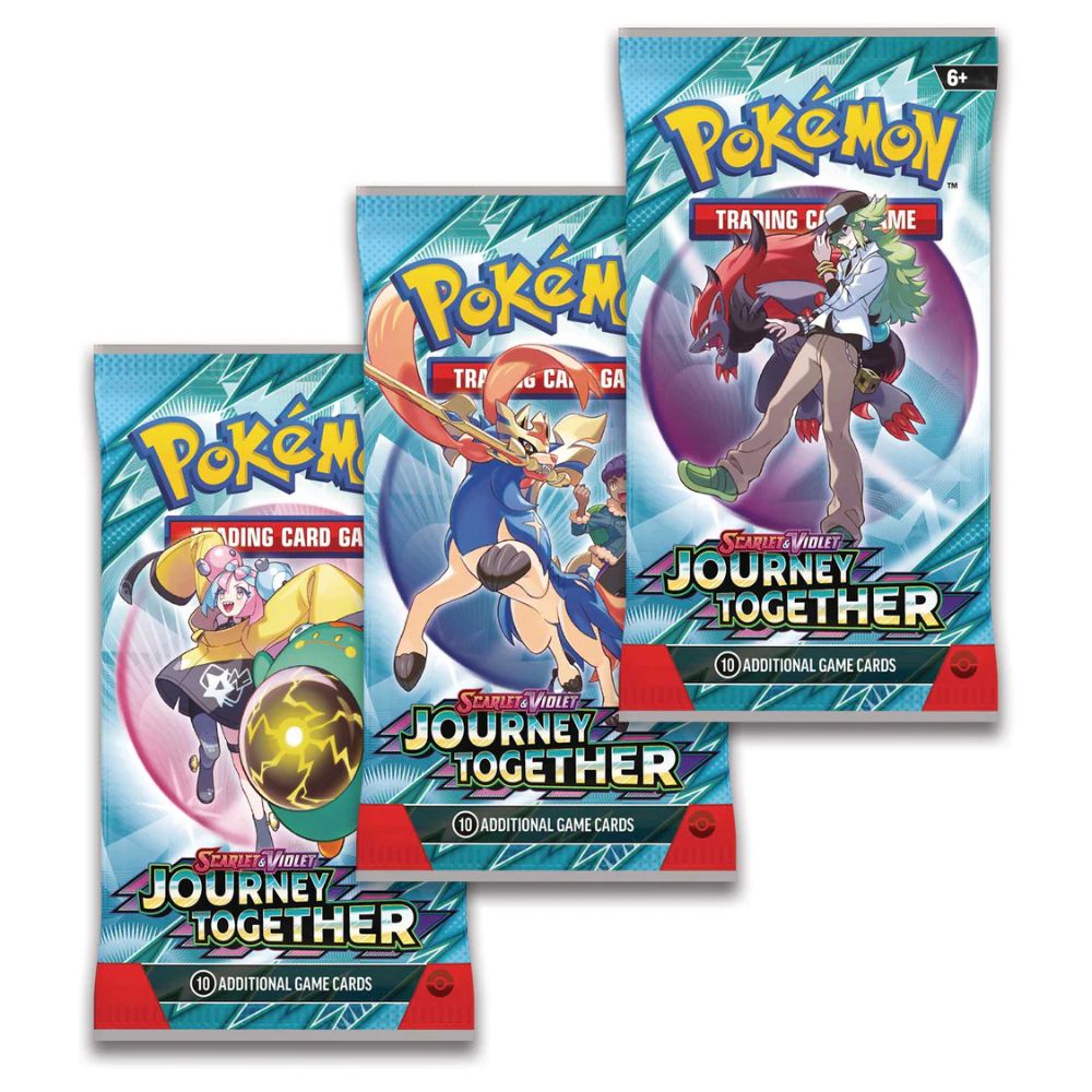 Pokemon TCG: Scarlet and Violet 9 Journey Together 3 Booster Packs