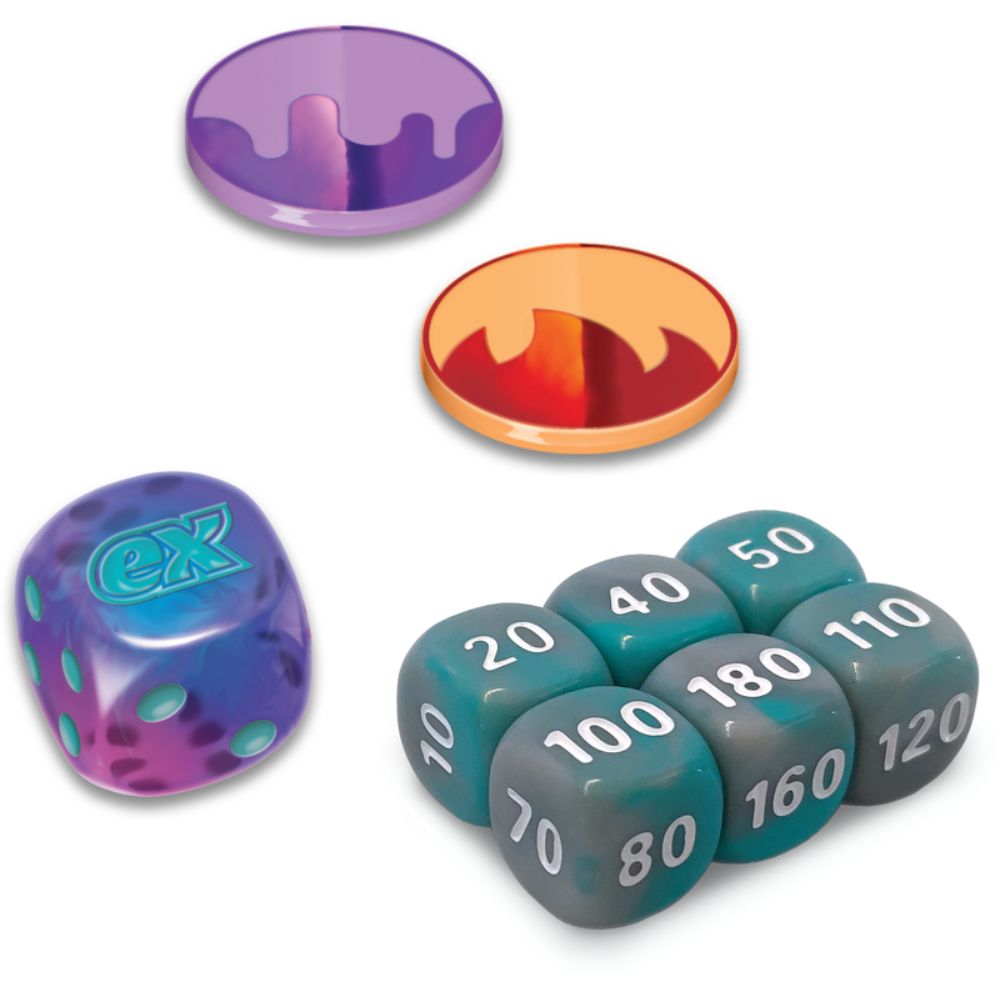 Scarlet and Violet 9 Journey Together Elite Trainer Box Coins and Damage Counters