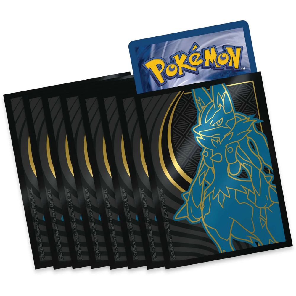 Pokemon TCG: Mega Evolution Elite Trainer Box - Lucario Contents: Sleeves