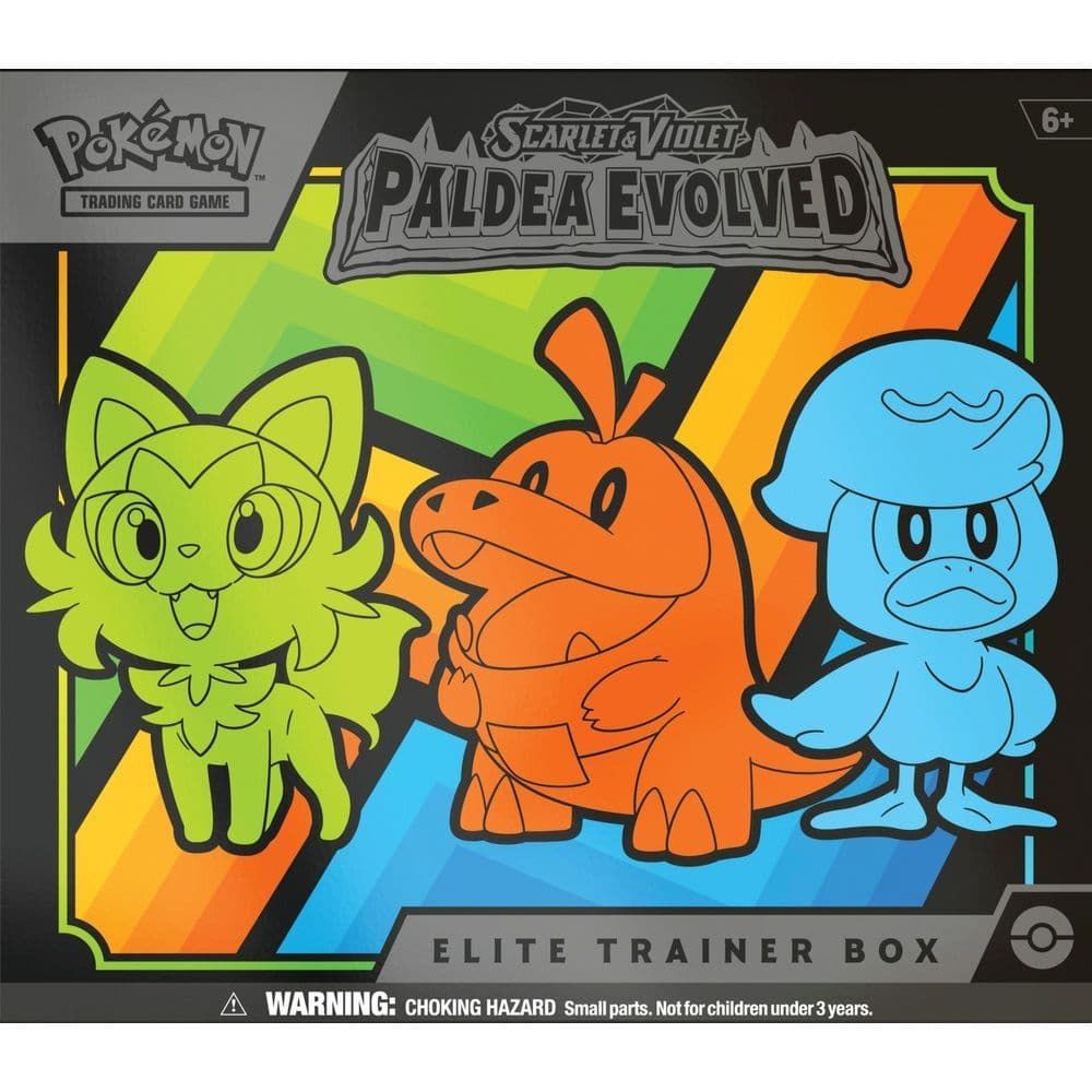 Scarlet and Violet 2 Paldea Evolved Elite Trainer Box Front