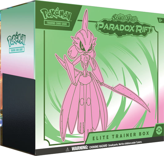 Pokemon TCG: Scarlet and Violet 4 Paradox Rift Iron Valiant Elite Trainer Box