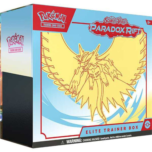 Pokemon TCG: Scarlet and Violet 4 Paradox Rift Roaring Moon Elite Trainer Box
