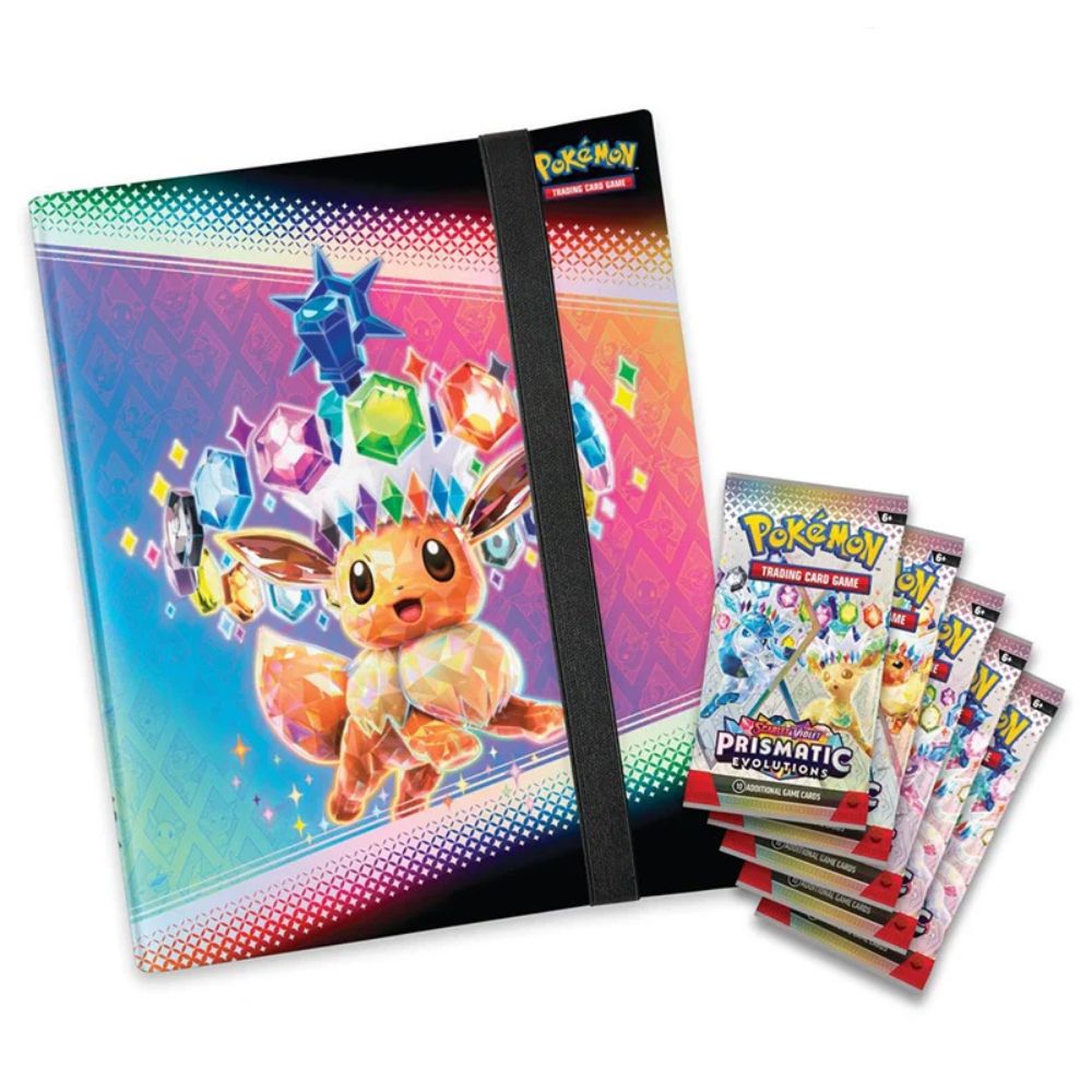 Pokemon TCG: Scarlet and Violet 8.5 Prismatic Evolutions Binder and Booster Packs
