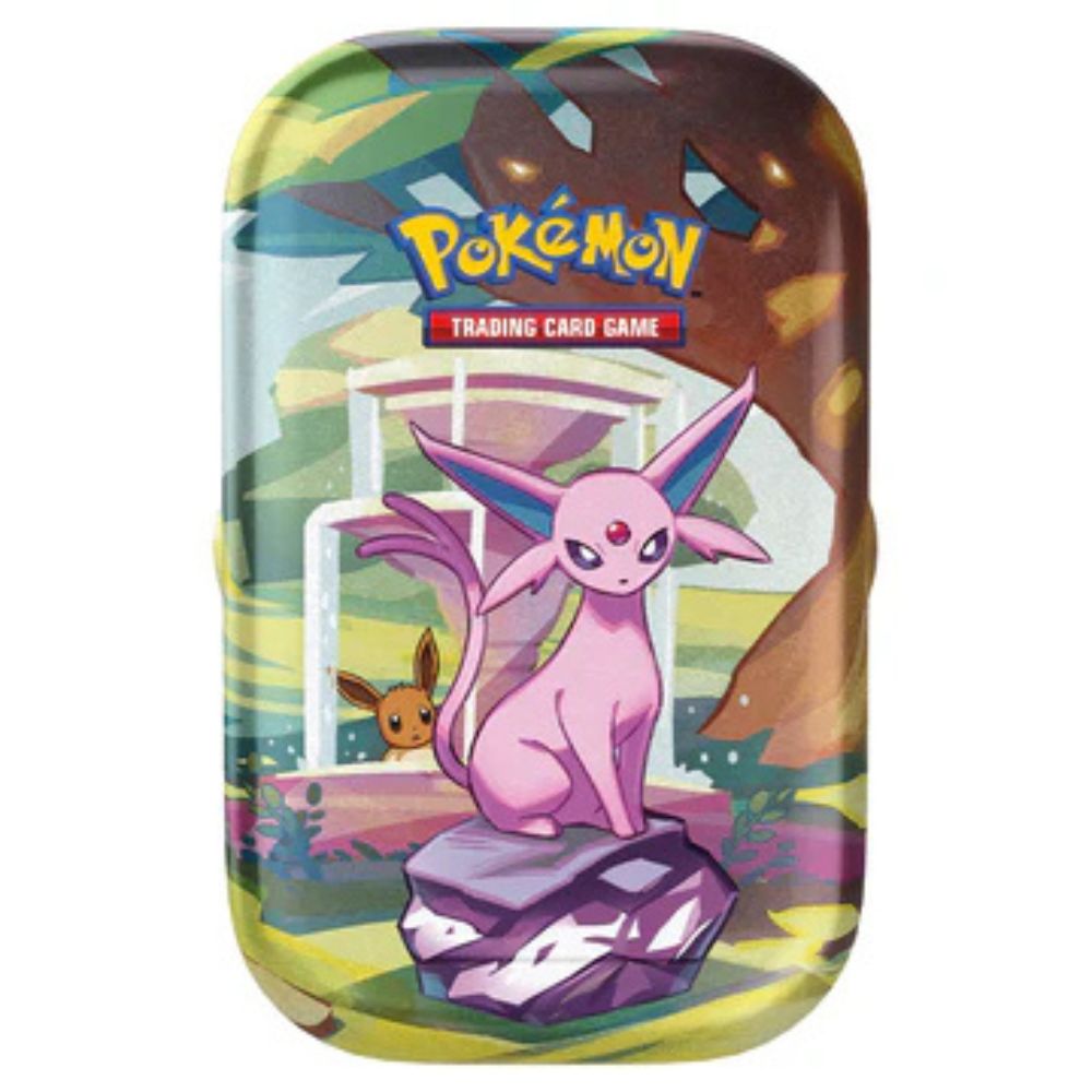 Pokemon TCG: Scarlet and Violet 8.5 Prismatic Evolutions Mini Tin - Espeon Artwork