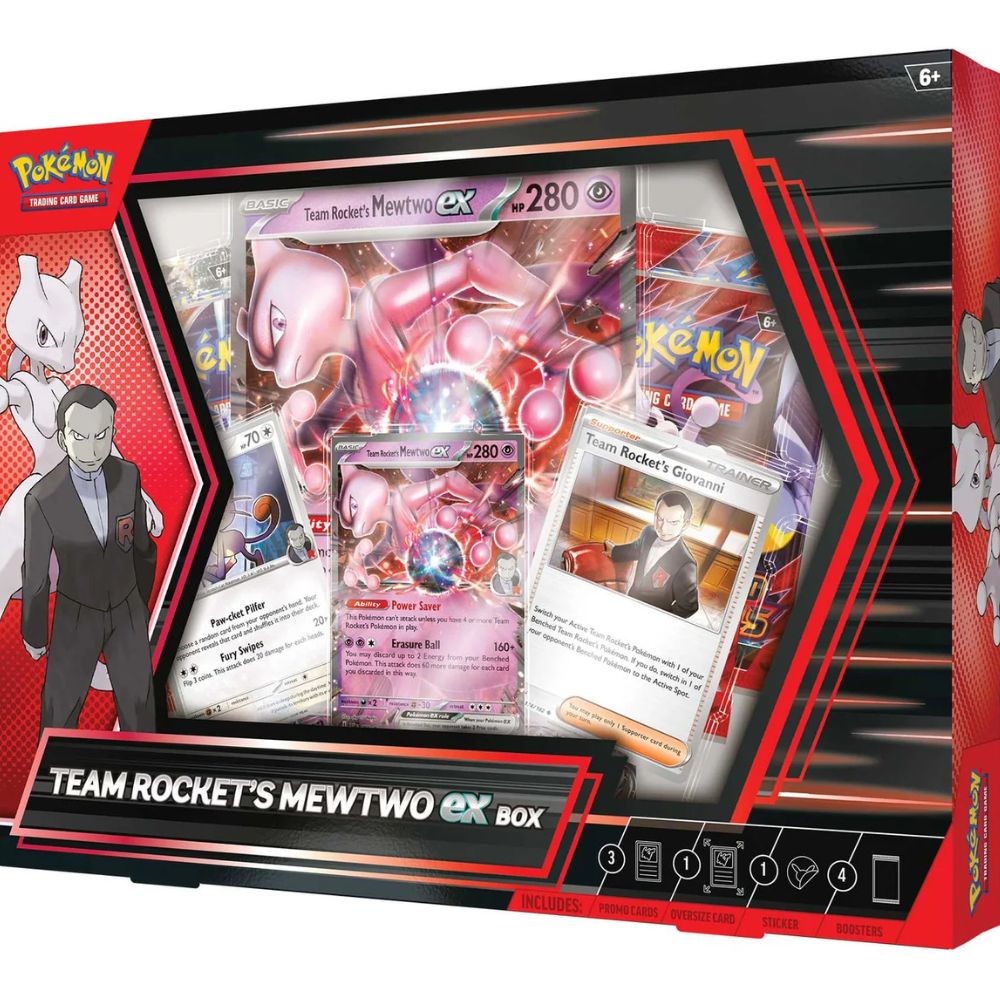 Pokemon TCG: Team Rocket's Mewtwo ex Box