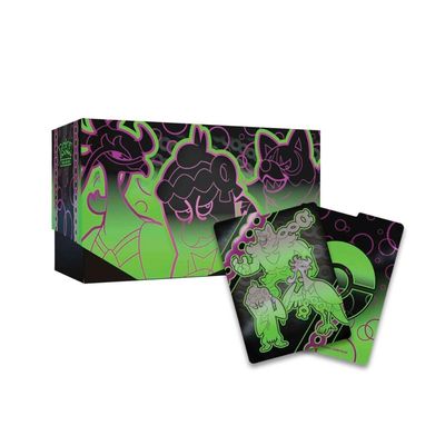 Scarlet and Violet 6.5 Shrouded Fable Elite Trainer Box Storage Box and Sleeves