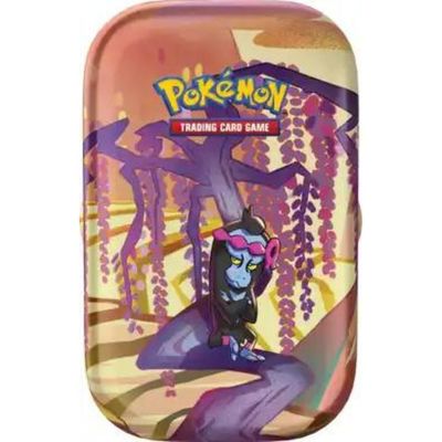 Pokemon TCG: Scarlet and Violet 6.5 Shrouded Fable Mini Tin - Munkidori Artwork