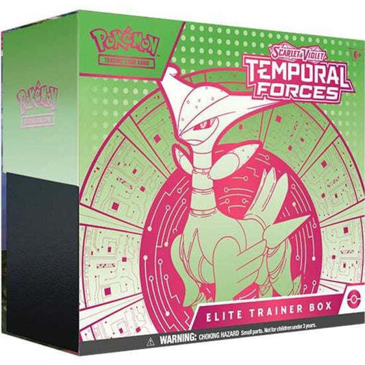 Pokemon TCG: Scarlet and Violet 5 Temporal Forces Iron Leaves Elite Trainer Box