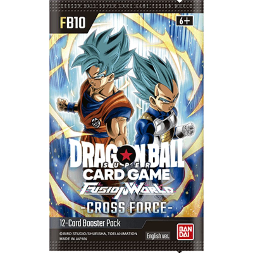 Dragon Ball Super CG: Fusion World FB10 Cross Force Booster Pack