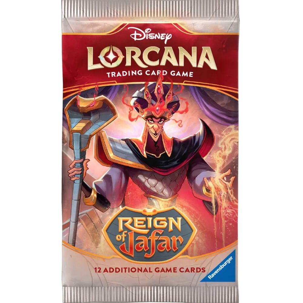Disney Lorcana Trading Card Game: Reign of Jafar Booster Pack - Jafar Artwork