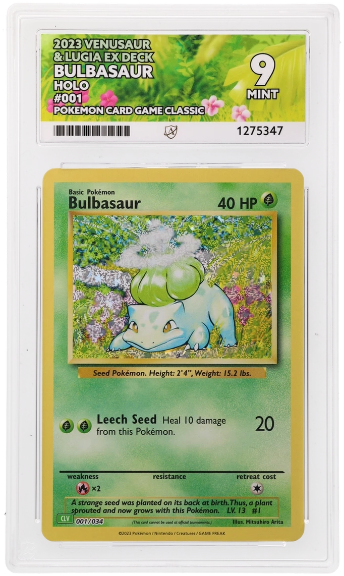 Bulbasaur - ACE 9   (Front)