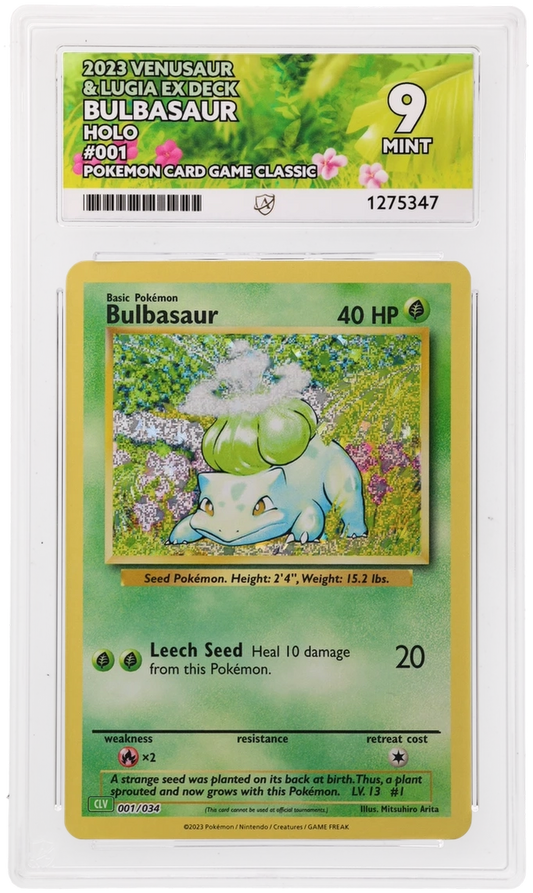 Bulbasaur - ACE 9   (Front)