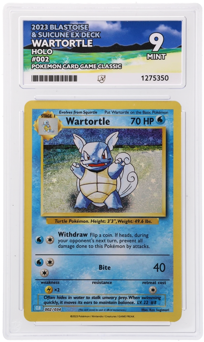 Wartortle - ACE 9   (Front)