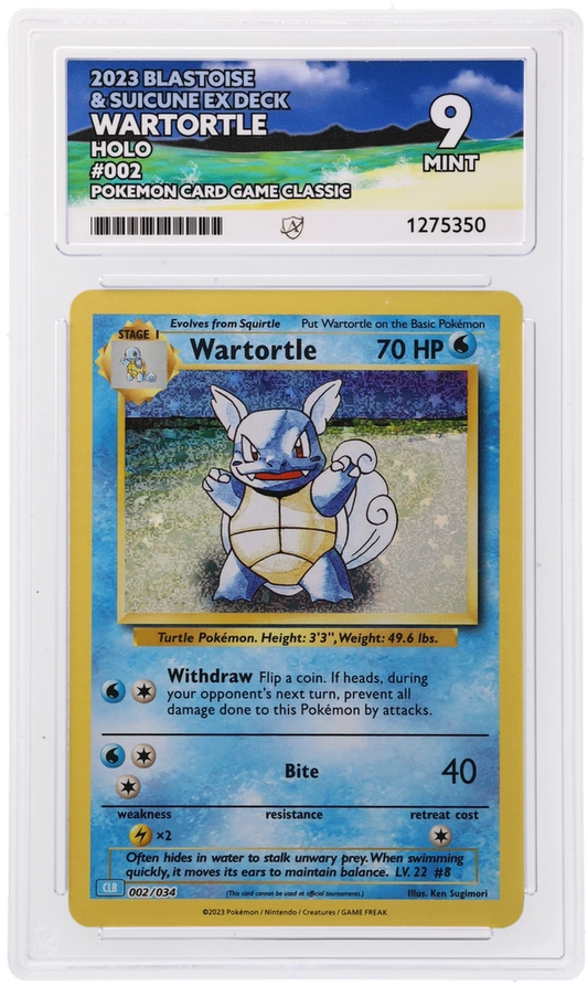 Wartortle - ACE 9   (Front)
