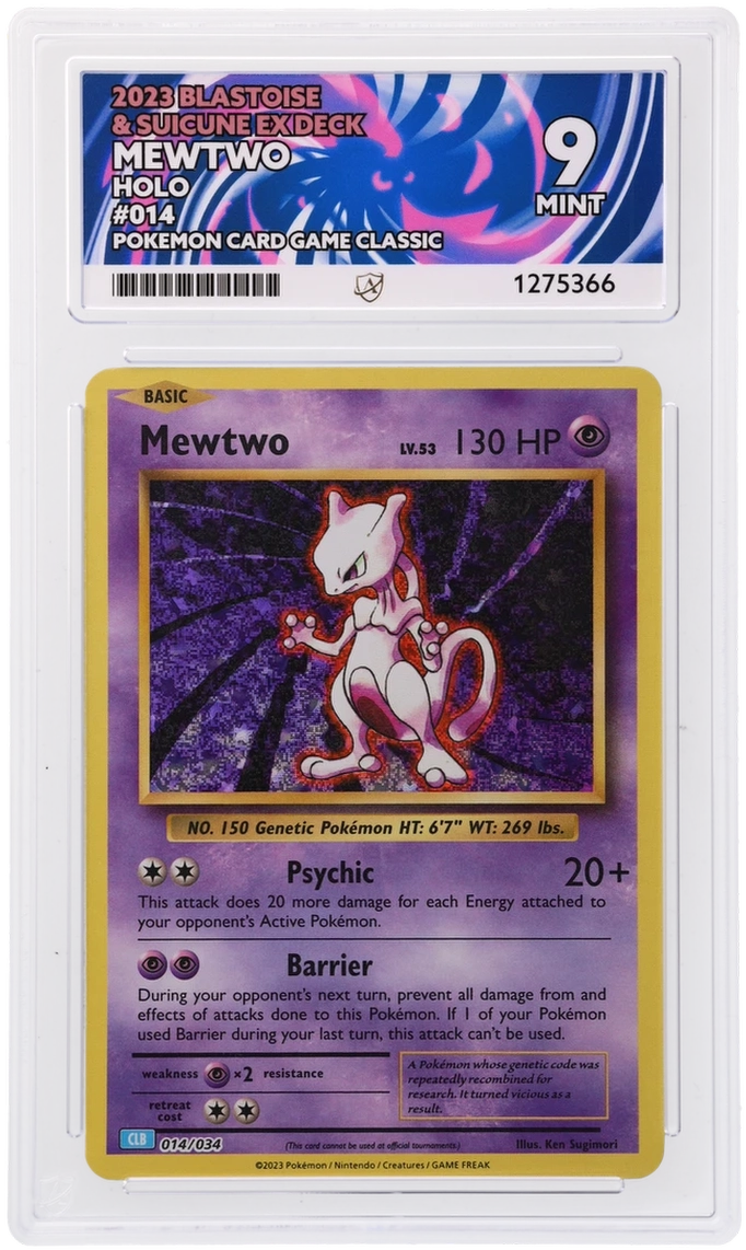 Mewtwo - ACE 9   (Front)