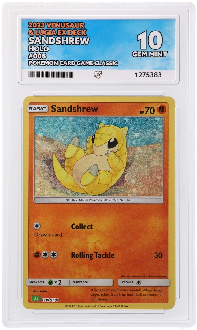 Sandshrew - ACE 10   (Front)