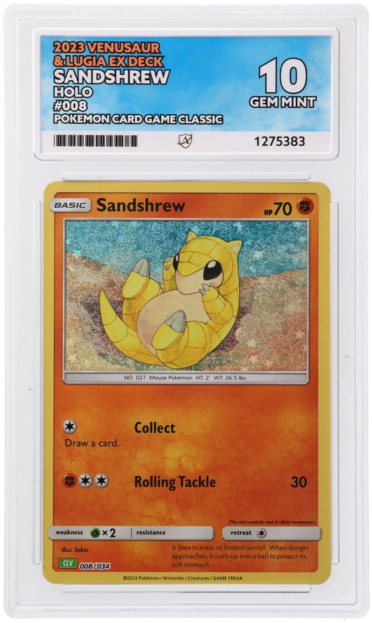 Sandshrew - ACE 10   (Front)