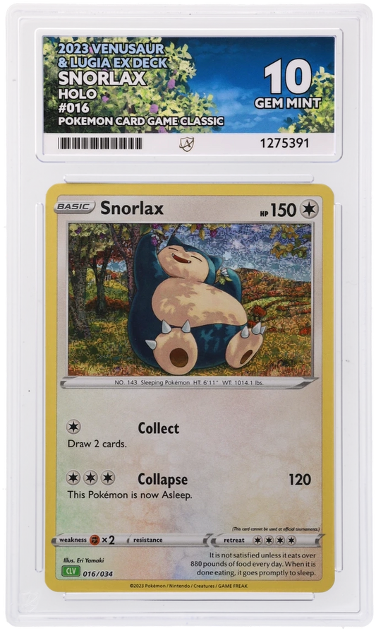 Snorlax - ACE 10   (Front)