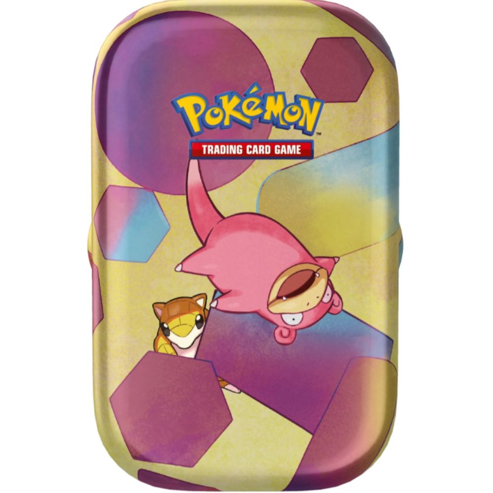 Pokemon TCG: Scarlet and Violet 3.5 151 Mini Tins Artwork featuring Slowpoke & Sandshrew