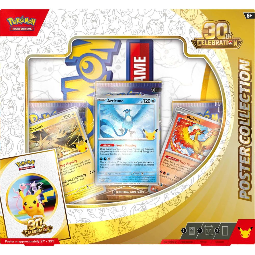 Pokemon TCG: 30th Celebration Poster Collection