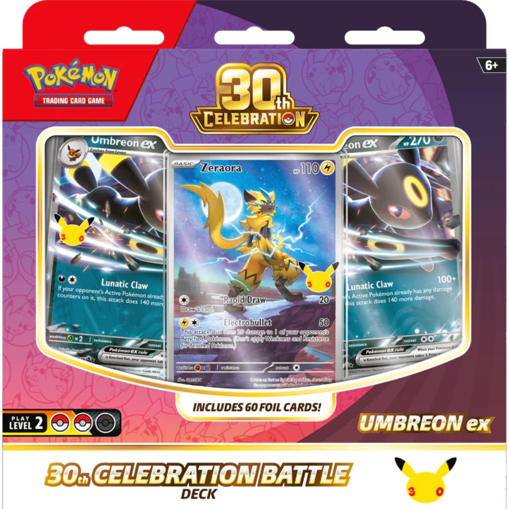 Pokemon TCG: 30th Celebration Umbreon ex Battle Deck