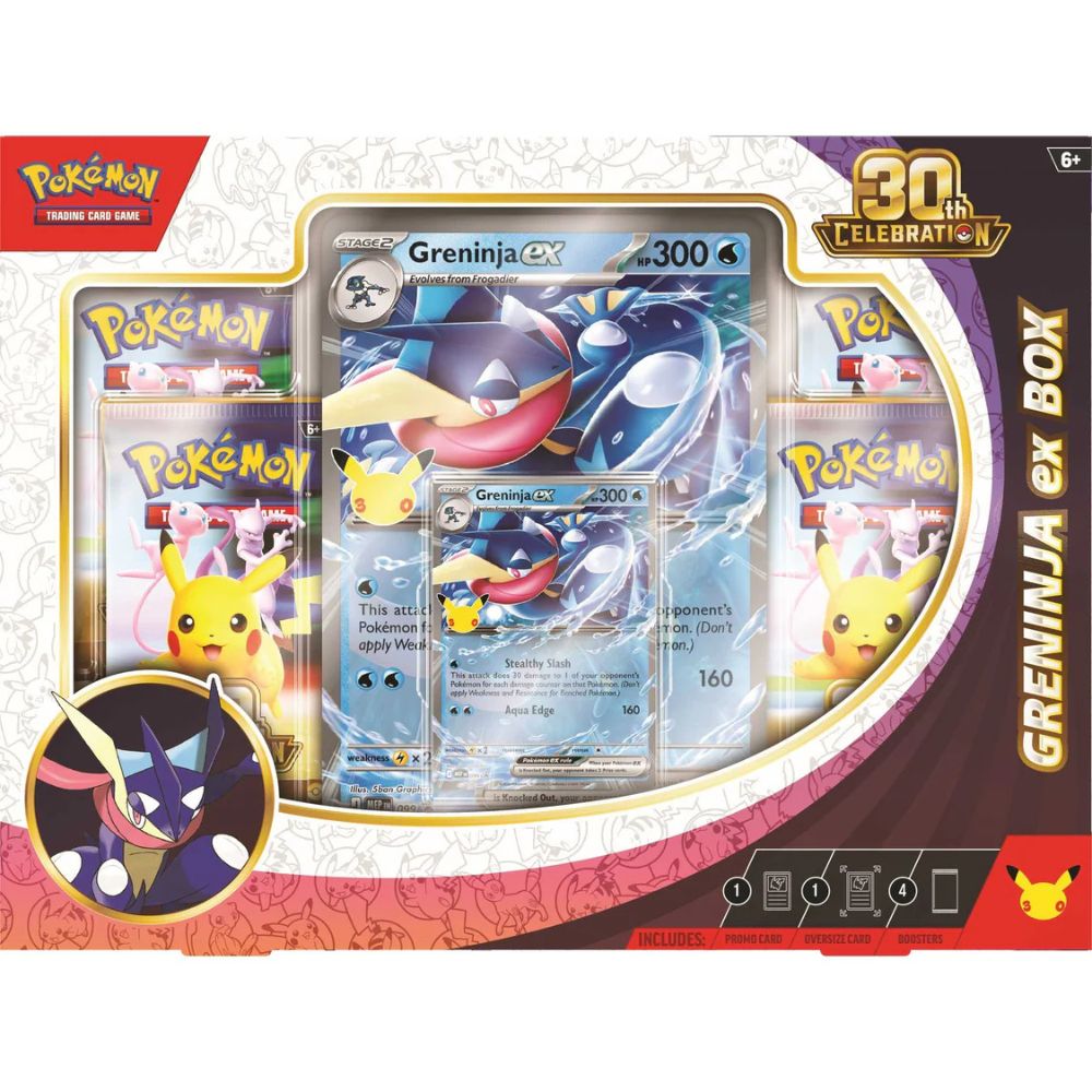 Pokemon TCG: 30th Celebration Greninja ex Collection