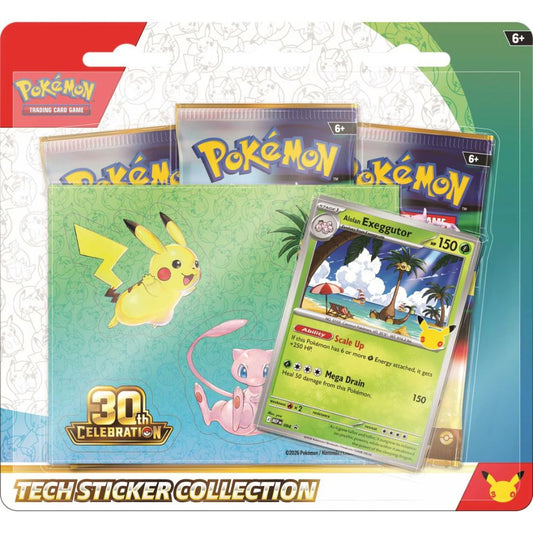 Pokemon TCG: 30th Celebration Tech Sticker Collection - Alolan Exeggutor