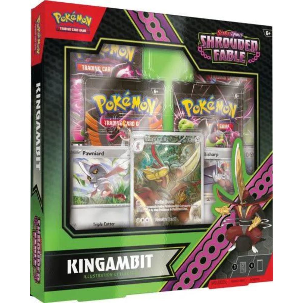 Pokemon TCG: Scarlet and Violet 6.5 Shrouded Fable Kingambit Illustration Rare Collection