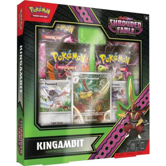Pokemon TCG: Scarlet and Violet 6.5 Shrouded Fable Kingambit Illustration Rare Collection