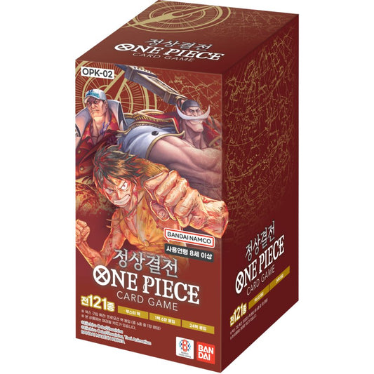 Korean One Piece Paramount War OPK-02 Booster Box