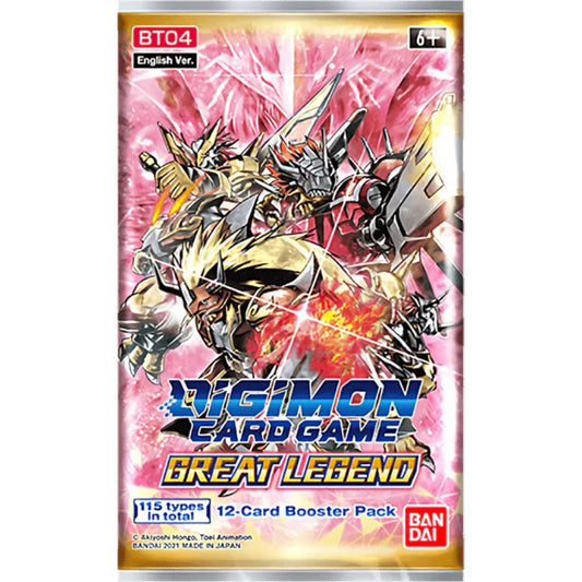 Digimon TCG: BT04 Great Legend Booster Pack