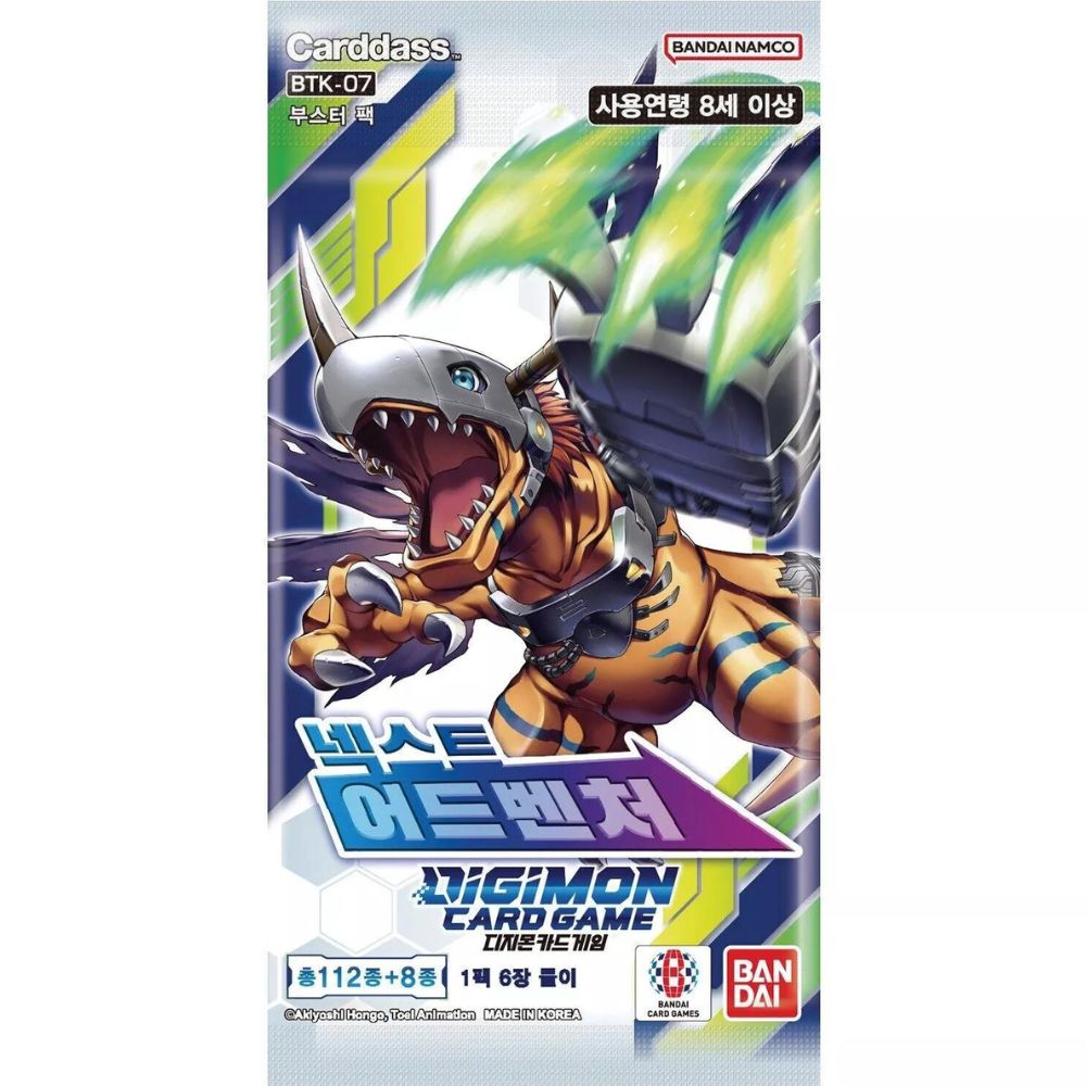 Korean Digimon New Adventure (BTK-07) Booster Pack