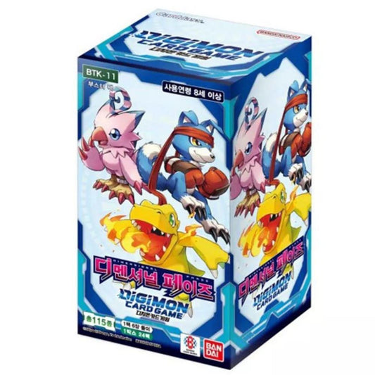 Korean Digimon Dimensional Phase (BTK-11) Booster Box